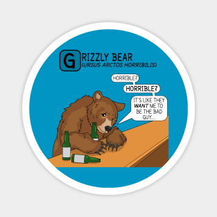 Grizzly Bear Blues Magnet